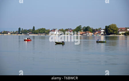 Le lac de Constance, Allemagne du Sud, d'avant-pays alpin Banque D'Images