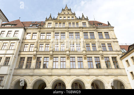 Görlitz historique, Saxe, Allemagne Banque D'Images