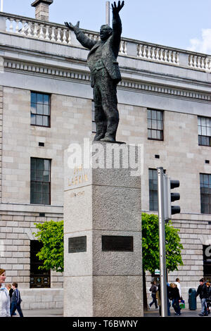 Statue de Jim Larkin à Dublin, Irlande Banque D'Images