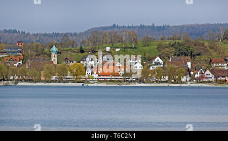 Le lac de Constance, Allemagne du Sud, d'avant-pays alpin Banque D'Images