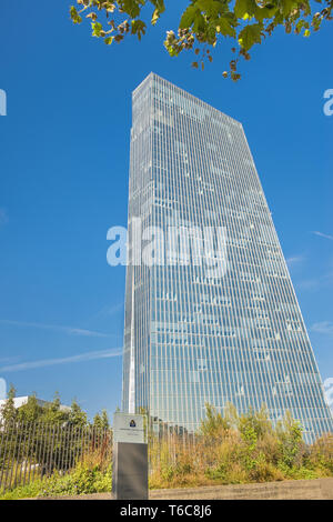 Siège de la Banque centrale européenne (BCE), Francfort, Allemagne Banque D'Images