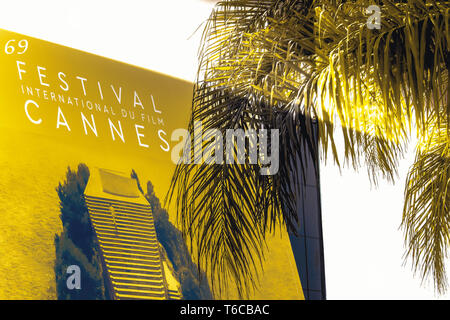 69e Festival de Cannes la Cérémonie d Ouverture, France 11 au 22 mai 2016 (Président George Miller, Laszlo Jeles-Nemes, Woody Allen, Vanessa Paradis) Banque D'Images
