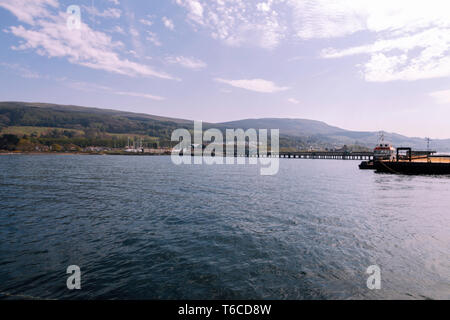 Fairlie Village à Largs Ecosse 2 Littoral Ville Banque D'Images