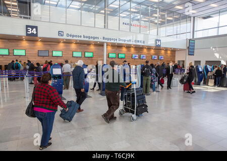 L'aéroport d'ORLY LE NOUVEAU TERMINAL 3 Banque D'Images