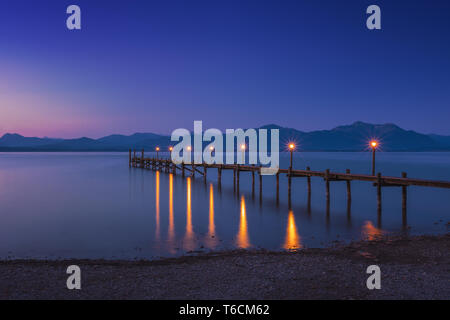 Le lac de Chiemsee, en Bavière, Allemagne Banque D'Images