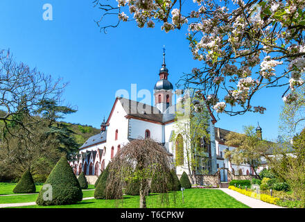 Eberbach Abbaye, patrimoine mystique des moines cisterciens dans la région du Rheingau, lieu de tournage pour le film le nom de la Rose, Hesse, Allemagne Banque D'Images