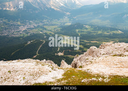 Parc naturel régional de l'Ampezzo Dolomites Banque D'Images