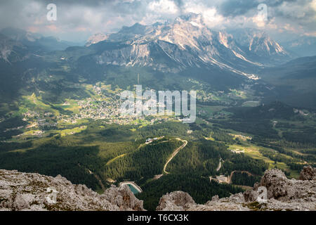 Parc naturel régional de l'Ampezzo Dolomites Banque D'Images