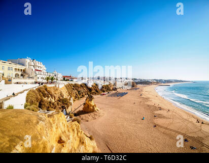 Paneco Beach view, Albufeira, Algarve, Portugal Banque D'Images