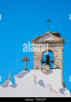 Arco da Vila, vue détaillée, Faro, Algarve, Portugal Banque D'Images