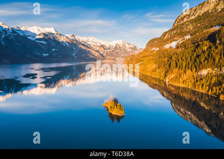 Le lac de Brienz, Interlaken-Oberhasli, Berner Oberland, canton de Berne, Suisse Banque D'Images