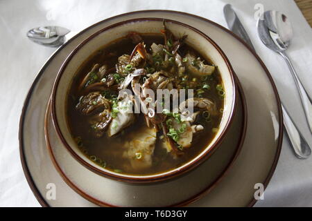 La nourriture créole à Maurice. Polyvalent, simple et savoureux ! La rougaille est une spécialité créole, plat et pour beaucoup de familles mauriciennes ! Raison simple Banque D'Images
