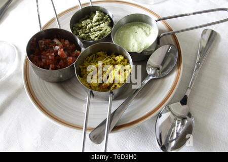 La nourriture créole à Maurice. Polyvalent, simple et savoureux ! La rougaille est une spécialité créole, plat et pour beaucoup de familles mauriciennes ! Raison simple Banque D'Images