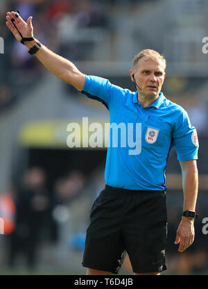 Match arbitre Graham Scott Banque D'Images