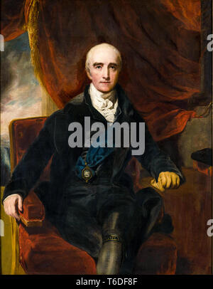 Portrait de Richard Colley Wellesley,1st Marquess Wellesley, Gouverneur général de l'Inde 1798-1805 (1760-1842), Studio de Thomas Lawrence, vers 1813 Banque D'Images