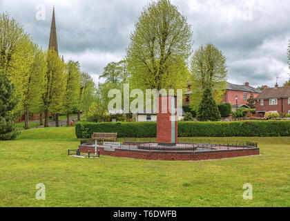 Jardin du souvenir à Bromsgrove, Worcestershire, Angleterre. Banque D'Images