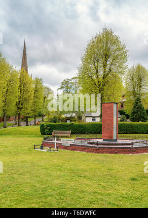 Jardin du souvenir à Bromsgrove, Worcestershire, Angleterre. Banque D'Images
