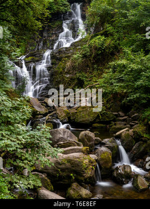 Torc Waterfall, dans le comté de Kerry Banque D'Images