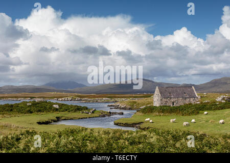 Collines du sud d'Uist de South Lochboisdale Banque D'Images