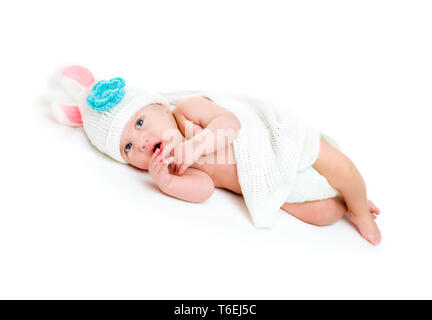 Portrait d'un bébé de quatre mois