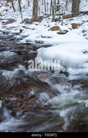 Ilse valley en hiver Banque D'Images