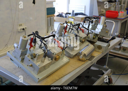 Partie de la système de freinage du train Banque D'Images