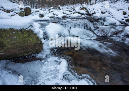 Ilse valley en hiver Banque D'Images