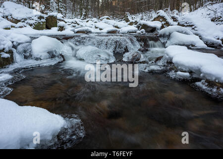 Ilse valley en hiver Banque D'Images