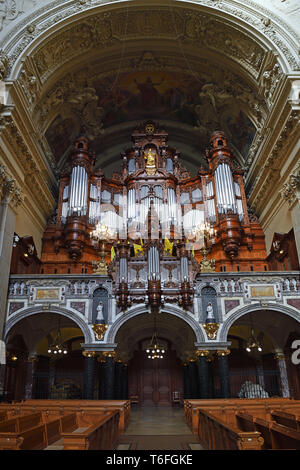 Dans le Berliner Dom, biggist église de Berlin, Allemagne Banque D'Images