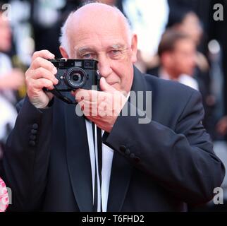 CANNES, FRANCE - 25 MAI 2017 : Raymond Depardon assiste à la Twin Peaks au 70e Festival de Cannes (Photo : Mickael Chavet) Banque D'Images