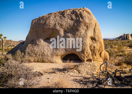 Rocher de roches dans Joshua Tree National Park Banque D'Images