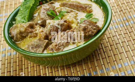 Curry de mouton simple Banque D'Images