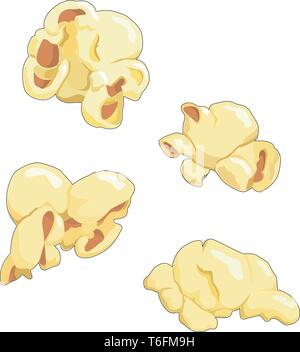 Popcorn Vector Illustration Illustration de Vecteur