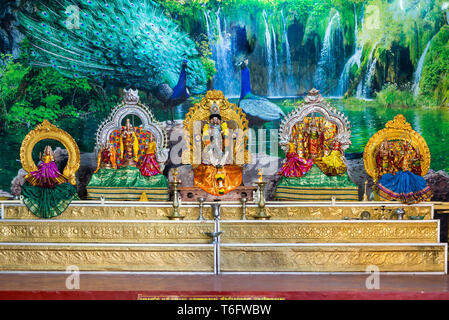 Temple hindou Sri dans Muthumariamman Matale, Sri Lanka Banque D'Images