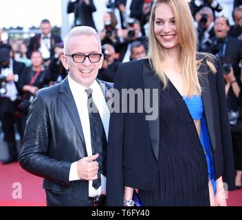 CANNES, FRANCE - 22 MAI 2017 : Jean-Paul Gaultier et Vanessa Axnte assister à 'l'assassinat d'un Cerf sacré' dépistage dans Cannes (Photo : Mickael Chavet) Banque D'Images