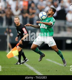 SÃO PAULO, SP - 01.05.2019 : CORINTHIENS X CHAPECOENSE - XXXXXXXXXX pendant un match entre les Corinthiens et Chapecoense, valide pour le deuxième tour de l'championnat brésilien de 2019, tenue à l'Arena Corinthians, côté est de la capitale de l'après-midi du mercredi (1). (Photo : Marcelo Machado de Melo/Fotoarena) Banque D'Images