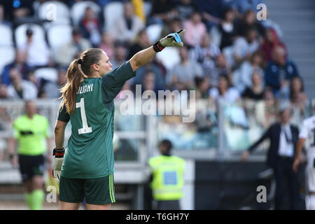 Turin, Italie. 28 avr, 2019. Le soccer, le championnat de Serie A JUVENTUS 2018-2019 Les femmes dans l'image : GIULIANI : Crédit Photo Agency indépendante/Alamy Live News Banque D'Images