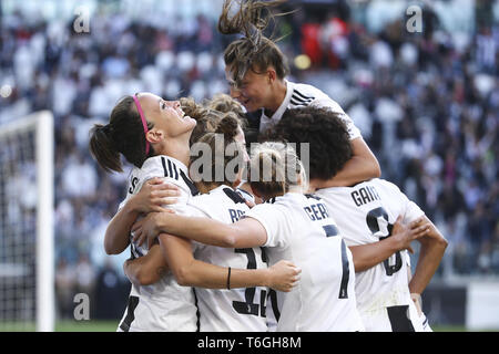 Turin, Italie. 28 avr, 2019. Le soccer, le championnat de Serie A JUVENTUS 2018-2019 Les femmes dans la photo : Crédit photo : BONANSEA Indépendant Agence/Alamy Live News Banque D'Images