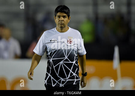 RJ - Rio de Janeiro - 01/05/2019 - 2019, un Brésilien Vasco x Atletico MG -Marcos Valadares Vasco coach au cours de match contre l'Atletico-MG dans le Sao Januario Stadium pour le championnat brésilien UN 2019. Photo : Thiago Ribeiro / AGIF Banque D'Images