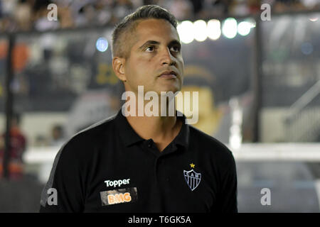 RJ - Rio de Janeiro - 01/05/2019 - 2019, un Brésilien Vasco x Atletico MG -Rodrigo Santana entraîneur de l'Atletico-MG au cours d'un match contre Vasco au stade Sao Januario pour le championnat brésilien UN 2019. Photo : Thiago Ribeiro / AGIF Banque D'Images