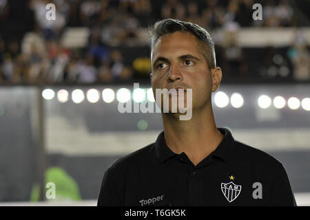 RJ - Rio de Janeiro - 01/05/2019 - 2019, un Brésilien Vasco x Atletico MG -Rodrigo Santana entraîneur de l'Atletico-MG au cours d'un match contre Vasco au stade Sao Januario pour le championnat brésilien UN 2019. Photo : Thiago Ribeiro / AGIF Banque D'Images