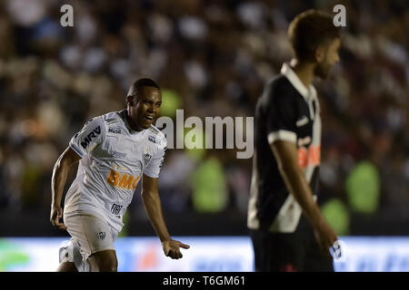 RJ - Rio de Janeiro - 01/05/2019 - 2019, un Brésilien Vasco x Atletico MG -Elias Atletico-MG player célèbre son but au cours d'un match contre Vasco au stade Sao Januario pour le championnat brésilien UN 2019. Photo : Thiago Ribeiro / AGIF Banque D'Images