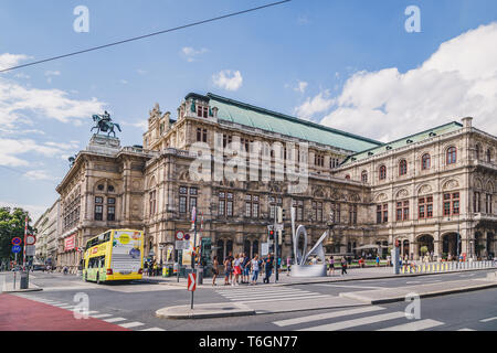 Wiener Staatsoper - Opéra d'État de Vienne Banque D'Images