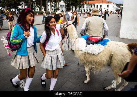 Vie quotidienne à Popayan (Colombie) Banque D'Images