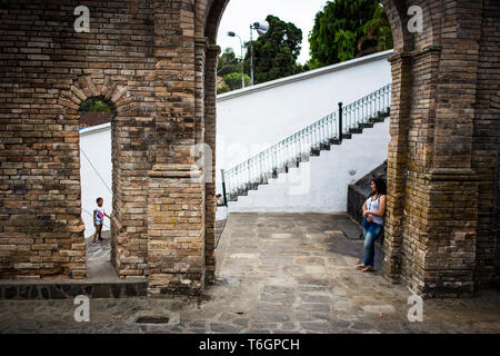 Vie quotidienne à Popayan (Colombie) Banque D'Images