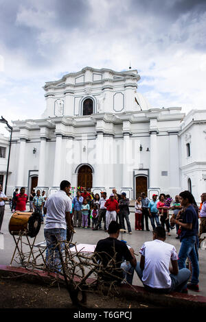 Vie quotidienne à Popayan (Colombie) Banque D'Images