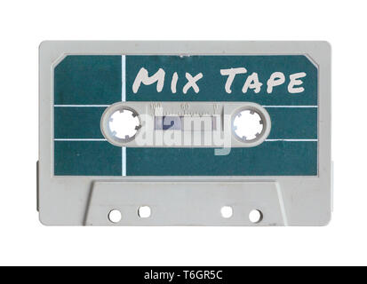 Mix Tape Grungy isolés Banque D'Images