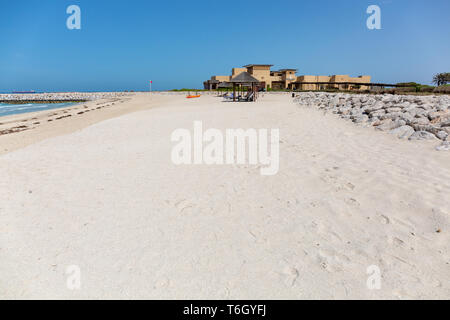 Plage de déserts Islands Resort, Abu Dhabi Banque D'Images