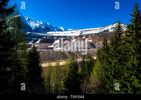 Mine de minerai à ciel ouvert à l'Erzberg en Autriche Banque D'Images