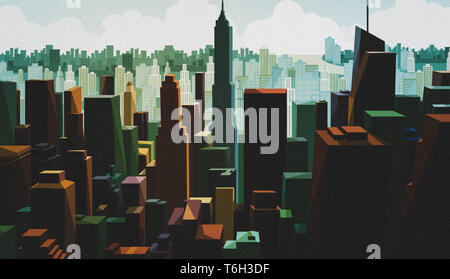 Vue aérienne d'une capitale au centre-ville.Cityscape view avec tour design.Panorama du quartier des affaires avec des entreprises du bâtiment.Scenic Ville .Skyline city Banque D'Images